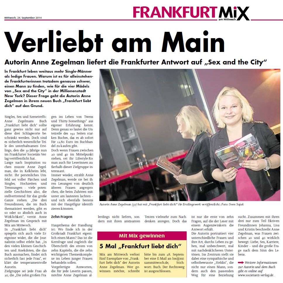 Mix am Mittwoch, 24.09.2014